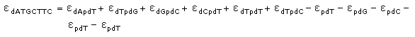 Extinction equation for linear oligonucleotide.